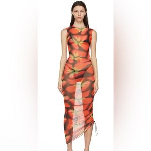 LOUISA BALLOU
Black & Red Long Heatwave Dress
